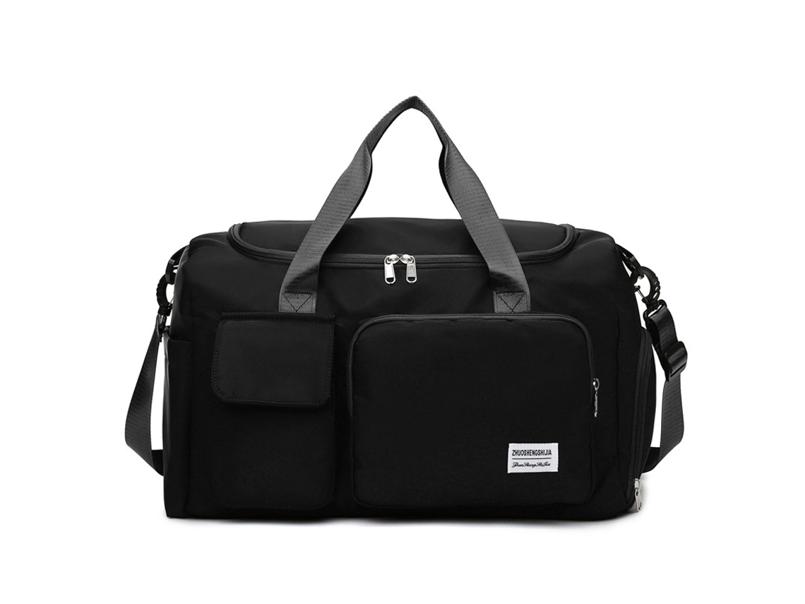 Bolsa de deporte, ideal para fitness, viajes y camping, color negro, Hexinyigjly
