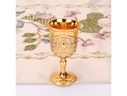 (oro) Copa Pequeña De Vino Blanco De Alta Gama, De Estilo Europeo, Para Una Sola Porción.