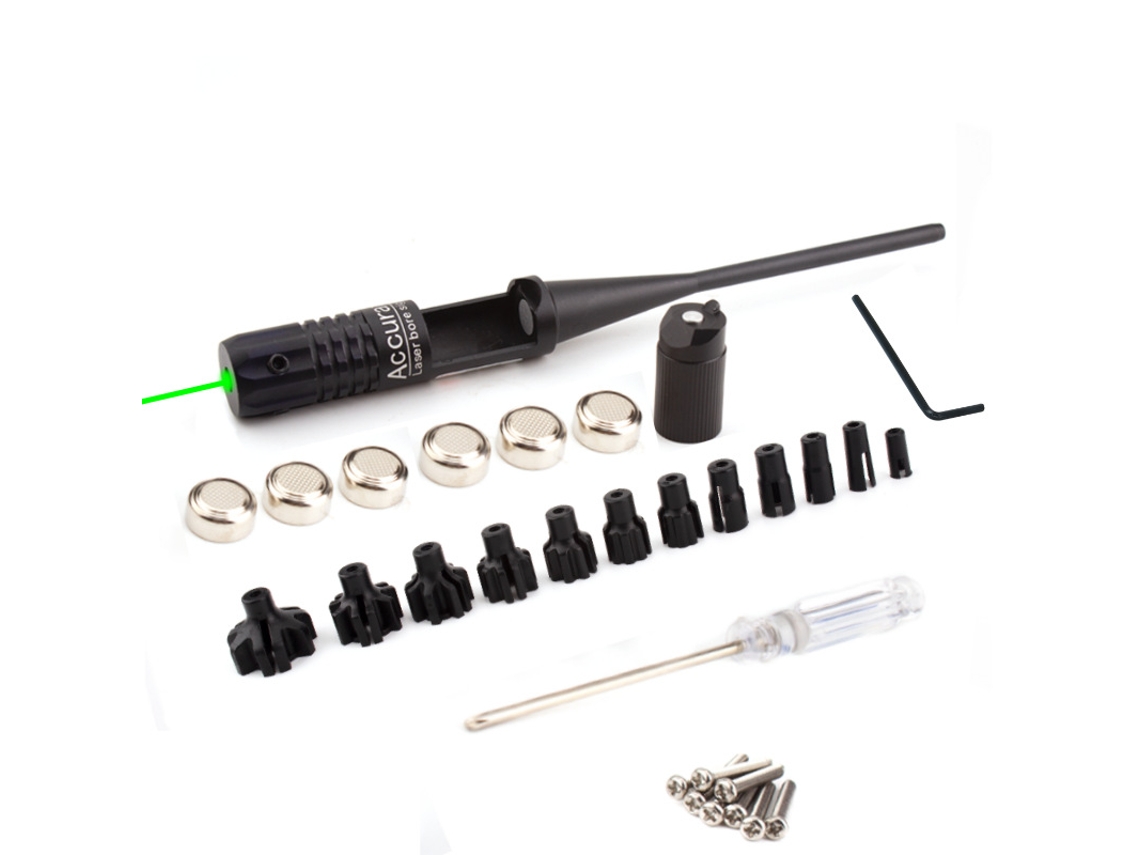 Calibrador Láser CHRUI Calibrador Láser No Giratorio Con 12 Adaptadores Ajustables Luz Verde