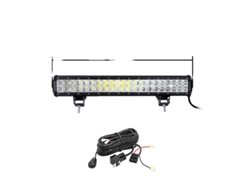 Barra de luces LED todoterreno de 126 W y 20 pulgadas, combinación de reflector y foco OEM