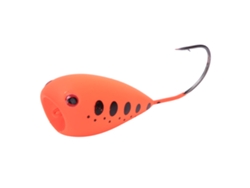 Danu26-señuelos De Pesca De Hielo Popper Cebo Artificial De Huevo Crank Bait Con Anzuelo Afilado Individual