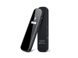 Grabadora de voz digital de 32 GB, activada con función de reproducción USB, ideal para conferencias, reuniones, entrevistas, mini MP3 (negro Yizhood)
