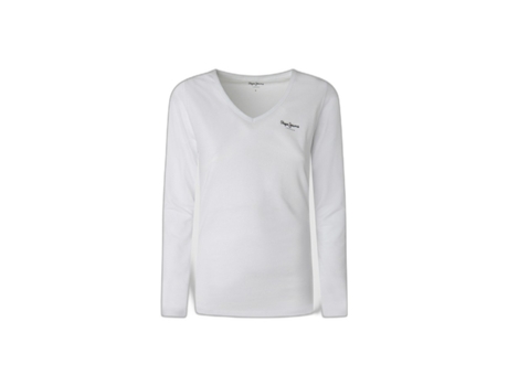 Camiseta para Mujer PEPE JEANS (XS - Blanco)