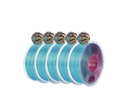 Filamento para impresora 3D, cuatro colores, acabado brillante, Rdylgnbk, 5 rollos OEM
