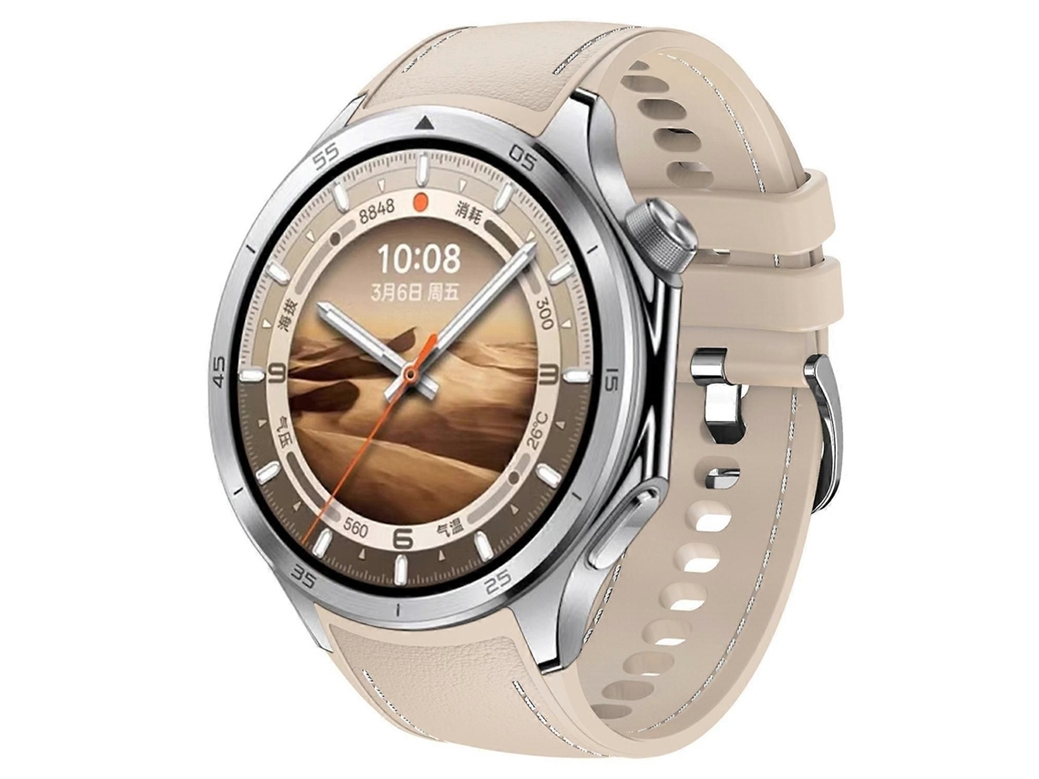 Pulseira De Silicone Ajustável Com Design De Costura Para Smartwatch Oppo Watch X2.