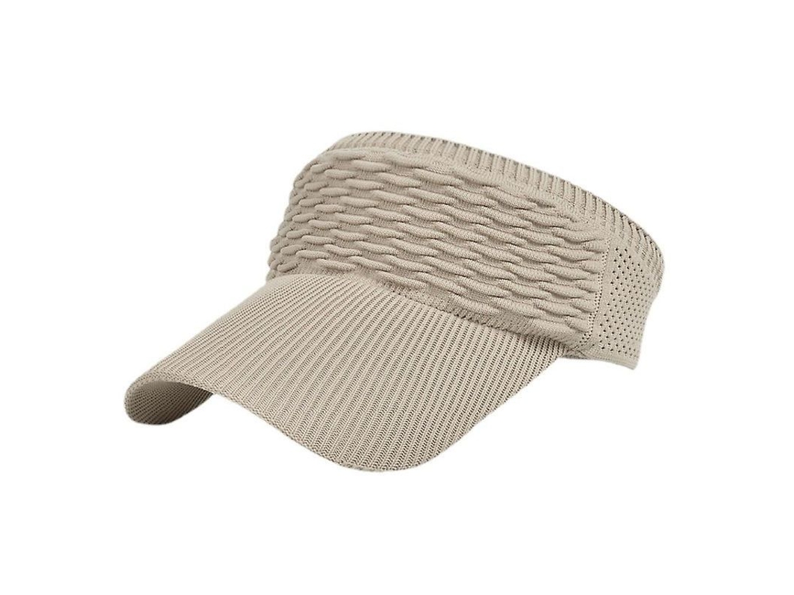 Sombrero De Sol De Ala Ancha Sin Parte Superior, Tejido Elástico Tejido, Para Actividades Al Aire Libre En Verano Para Mujeres.