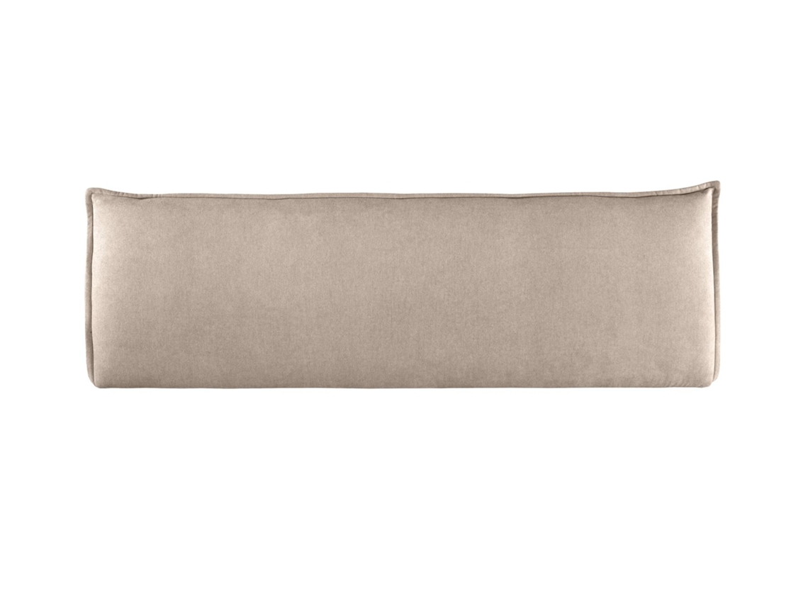 Cabecero Tapizado AGORA para Cama 120 Microfibra AquaClean Beige ( 145 x 50 x 7 cm)