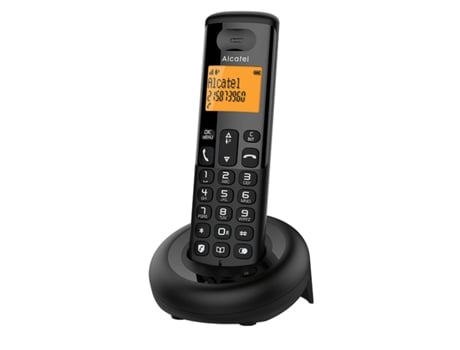 Teléfono Inalámbrico ALCATEL E160 (Negro)