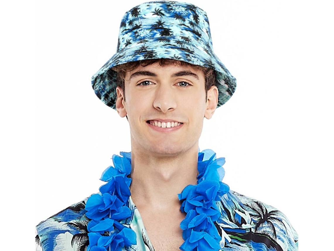 Gorro de Pescador Palmeras azules