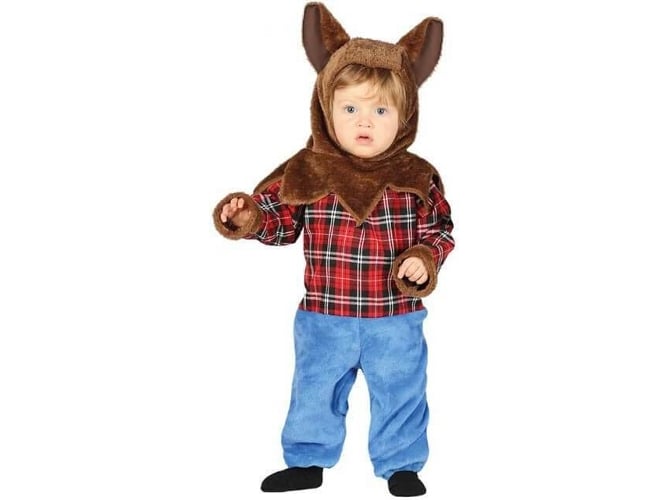Disfraz de Bebé DISFRAZZES Hombre Lobo (Talla: 6 a 12 meses)