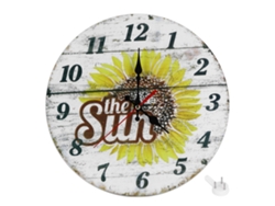 Reloj de pared Baok - estilo retro europeo, 30 cm, silencioso, para decoración del hogar, sala de estar.
