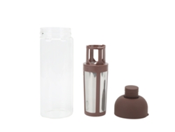 Botella de vino para café frío con filtro de acero inoxidable, taza de dos capas, 1000 ml, otros