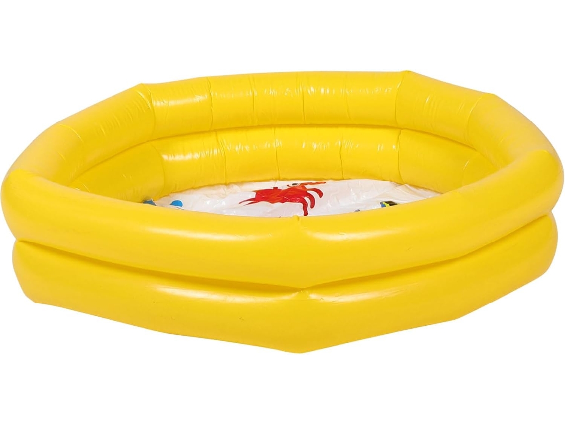 Piscina Inflable Bebés Niños Amarilla Verano,