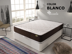 Pack Colchon y Canape Abatible DESCANSIN | 90 x 190 | Blanco | Maxima Comodidad | Gran Almacenaje
