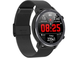 Reloj inteligente deportivo para hombre, resistente al agua IP68, de 1,3 pulgadas, con podómetro y monitor de presión arterial para iOS y Android (negro) Bestvite