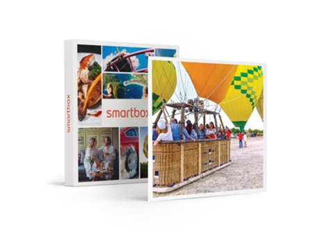 Caja Regalo SMARTBOX Paseo en globo por Madrid de 1 hora con brunch, cava y diploma de vuelo