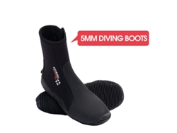 Botas De Mergulho Divesail 5mm Para Adultos Tamanho 43-44 Com Sola De Silicone Antiderrapante E Confortáveis Ideais Para Praia Windsurf E Caiaque