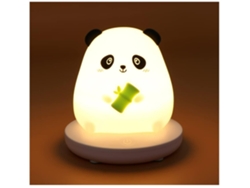 Luz de noche LED TL16 para niños, regalo de panda, silicona suave al tacto, color blanco Vledary