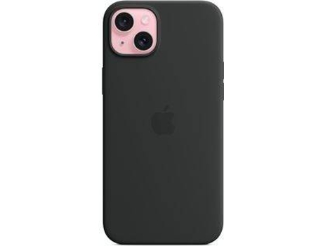 Funda APPLE iPhone 15 Plus Silicone com MagSafe (Negro)