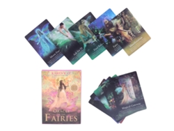 Ats-mazo De Tarot De 44 Hojas Con Patrones Exquisitos Tamaño Perfecto Para Adivinación Y Principiantes Portátil