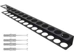 Soporte Acero Destornilladores Pared Estante Resistencia Almacenamiento Compacto Herramientas Manuales Sistema