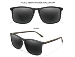 Gafas de sol MDUG polarizadas cuadradas retro de lujo con protección solar UV400 (Estilo 1)