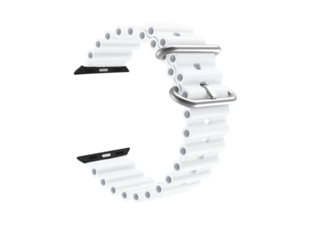 Correa Pulsera Round Blanco para Apple Watch Series 7 41Mm