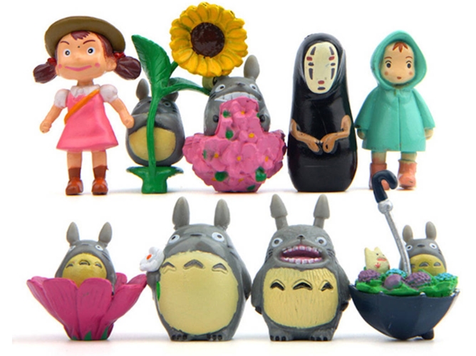 9 Figuras EASTVAPS Miyazaki Hayao Mi Vecino Totoro PVC