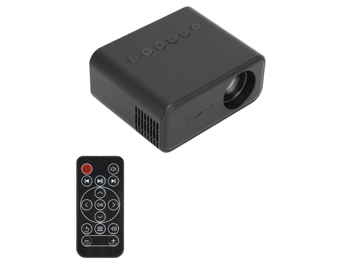 Miniproyector Portátil Para Cine En Casa Con Conexión Para Teléfono Móvil, Proyección De Pantalla, 100-240 V, Negro, Enchufe Británico.