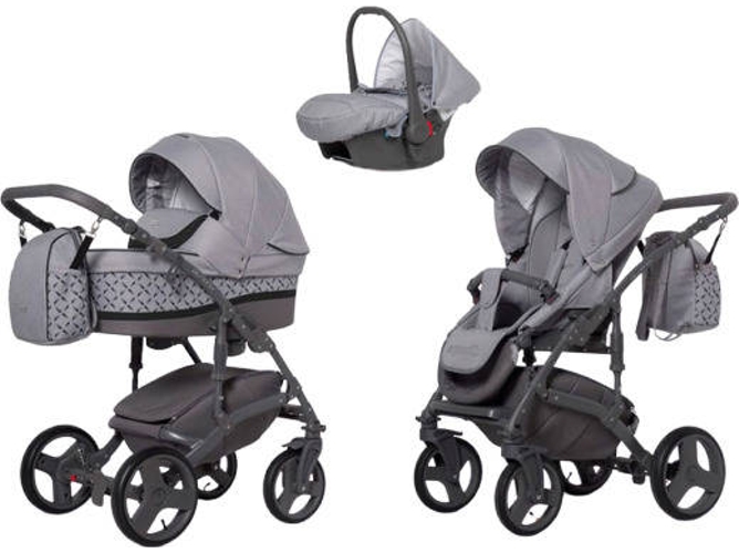 Carrito de Bebé Individual EXPANDER Astro + Carlo Isofix Ready Carbon