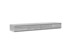 Maison Exclusive - Cajones De Cama Con Cajón Gris Sonoma 150 X 36,5 X 16,5 Cm