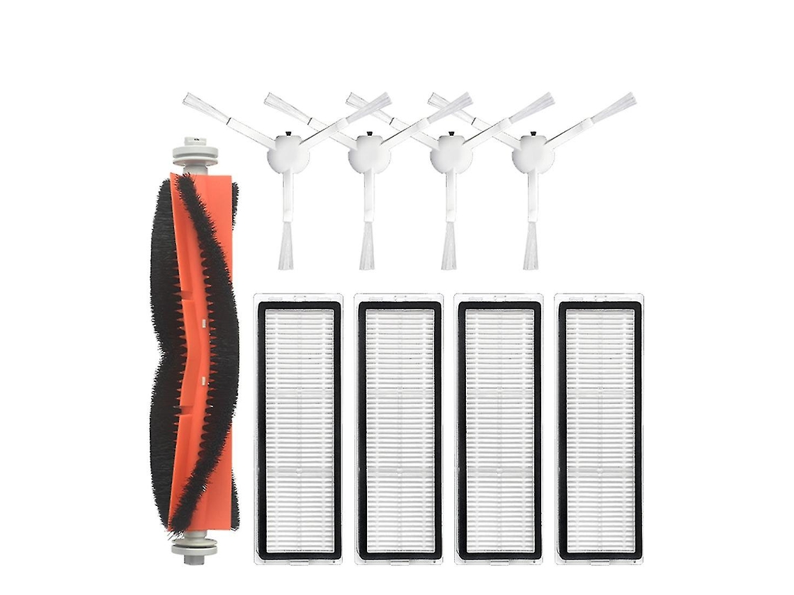 9 piezas compatibles con el cepillo principal y el cepillo lateral de la mopa Xiaomi Mijia B101cn.