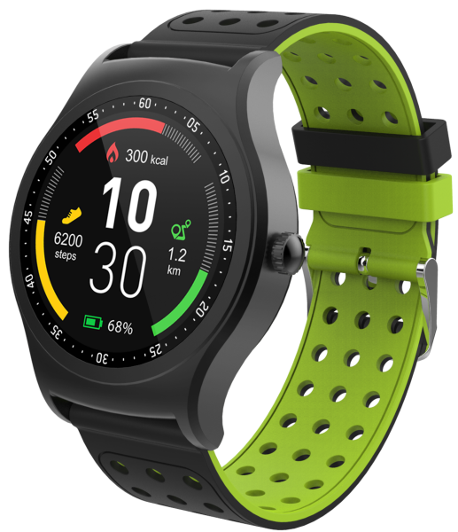 Reloj deportivo DENVER SW-450 (Bluetooth - 6 días de autonomía - Pantalla táctil - Negro)