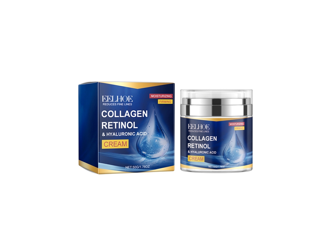 Crema de colágeno hidratante y nutritiva para una piel sana.