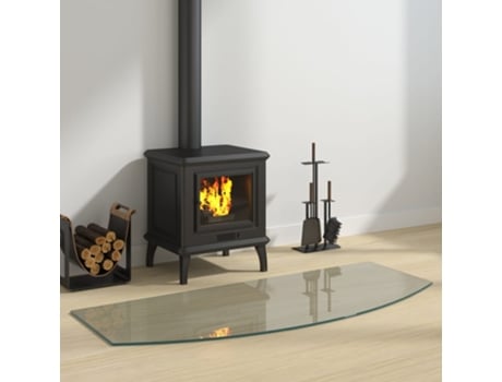 Placa de vidrio para chimenea 120x50 cm VIDAXL