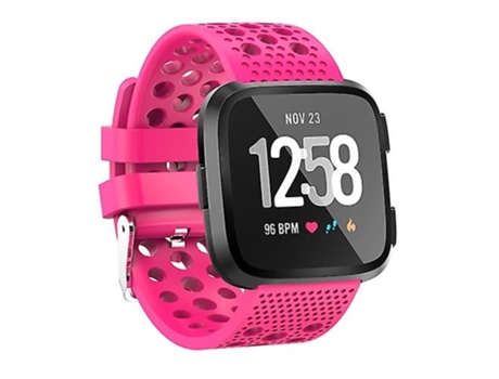 Correa Smartwatch Para Fitbit Versa Rosa Roja VENISYMLIS