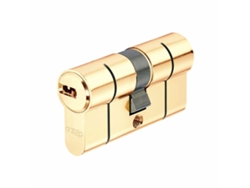 Cilindro ABUS D66 MM 35/35 Latón Doble Europeo Dorado Leva Larga