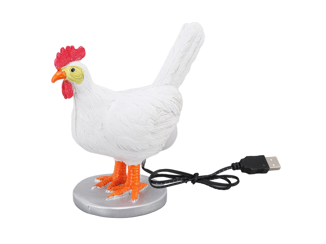 Lámpara De Noche Decorativa Led Usb Con Forma De Huevo De Gallina Para Dormitorio/mesa Con Resina.