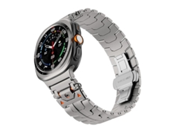 Correa para Samsung Galaxy Watch Ultra 2025 SFWINL de acero inoxidable con cierre de mariposa