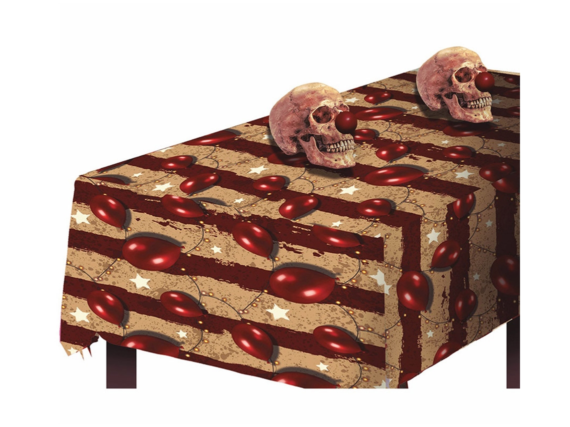 Toalla de Mesa GUIRCA calavera de payaso 137X274 Cm