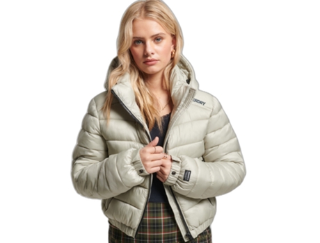 Abrigo para Mujer SUPERDRY (Algodón - S - Multicolor)