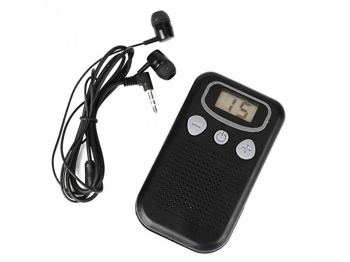 2026-audífono Digital Lcd Amplificador De Sonido Com Rádio Fm Para Idosos