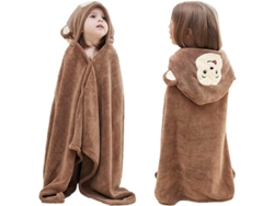 Toalla De Baño Grande, Suave Y Absorbente Con Capucha Para Bebés Y Niños Pequeños.