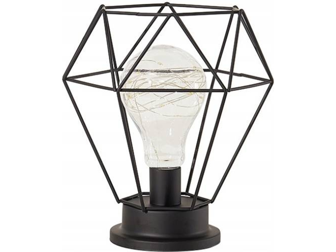 Lámpara Decorativa HSLA Retro LED (Negro - Hierro)