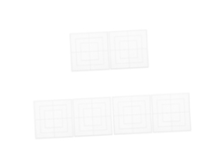Juego de 3 protectores de desagüe recortables para lavabos de baño, que evitan obstrucciones y acumulación de residuos.