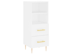 Maison Exclusive - Aparador Madera De Ingeniería Blanco 34,5x34x90 Cm