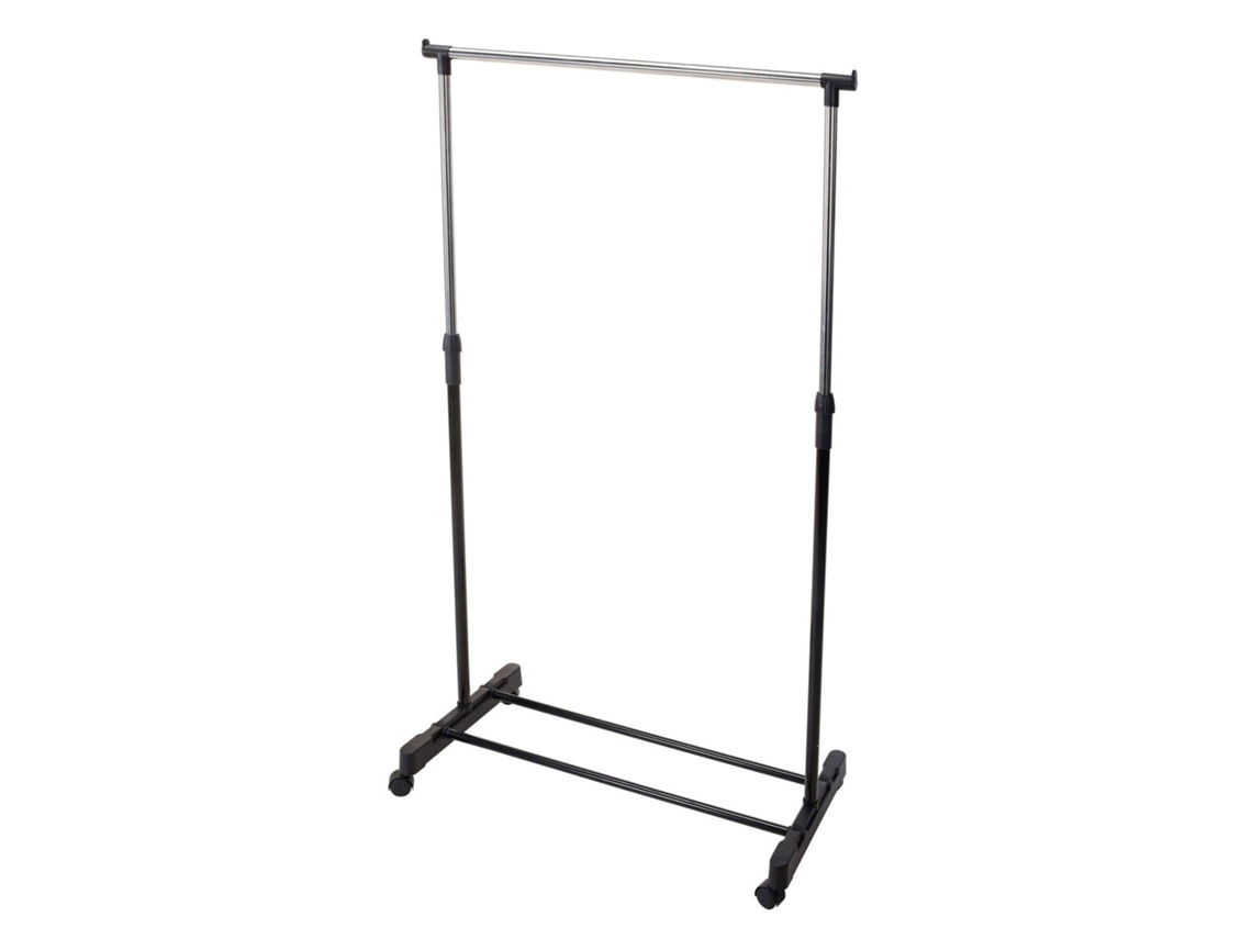 Estanteria perchero con ruedas acero inoxidable H.90-160cm WELLHOME