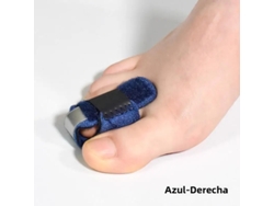 (azul A La Derecha) Órtesis Con Férula Para Un Dedo Del Pie Para Corregir El Dedo En Martillo Y La Dorsiflexión.