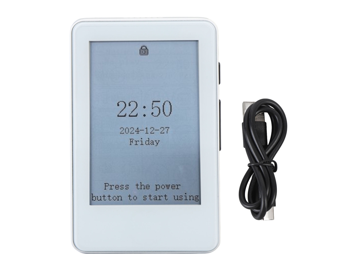 E-book (pantalla Táctil E-ink De 2.7 Pulgadas, Reproducción Inalámbrica De Mp3 Por Bluetooth)