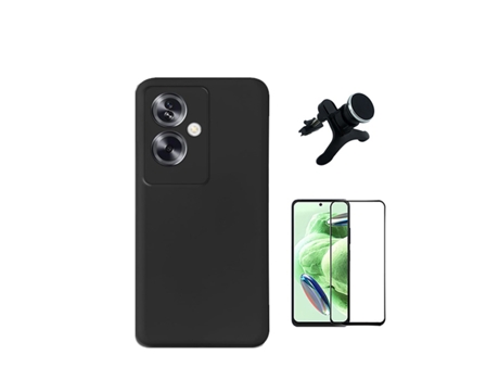 Kit De Película De Vidrio Templado De Cubierta Completa 5D Soporte Magnético Para Coche Reforzado Con Silicona Líquida PHONECARE Para OPPO A79 5G -...